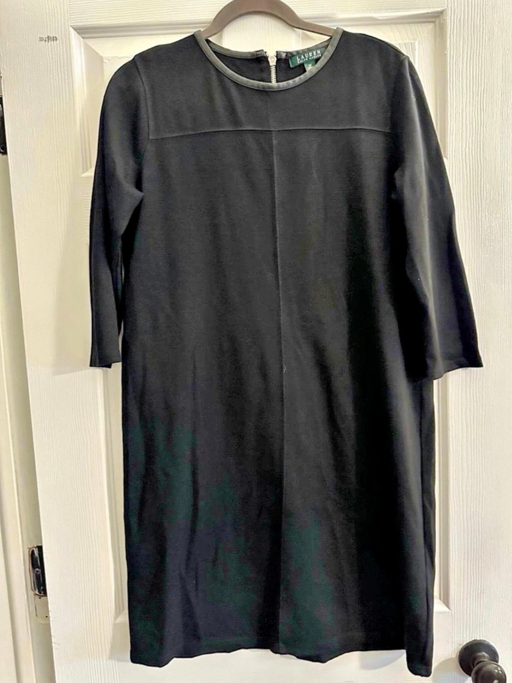 Lauren Ralph Lauren Black Mini Dress Size Medium Like New